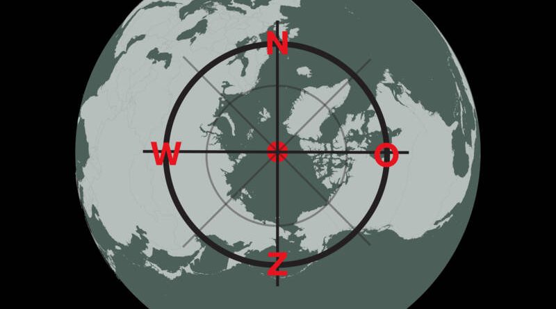 Verschuiving magnetische noordpool